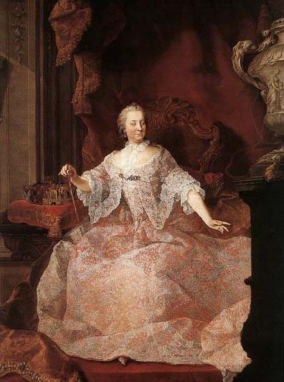 MEYTENS, Martin van Empress Maria Theresa oil painting image